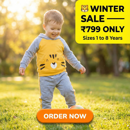 Kids Imported Winter Tiger Design Dress for Boys & Girls