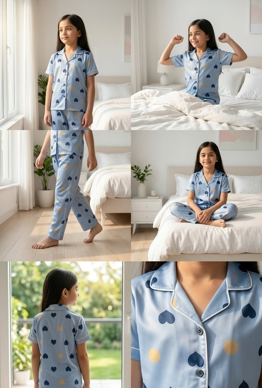 2 NIGHT SUITS COMBO FOR BOYS AND GIRLS (Printed Design)