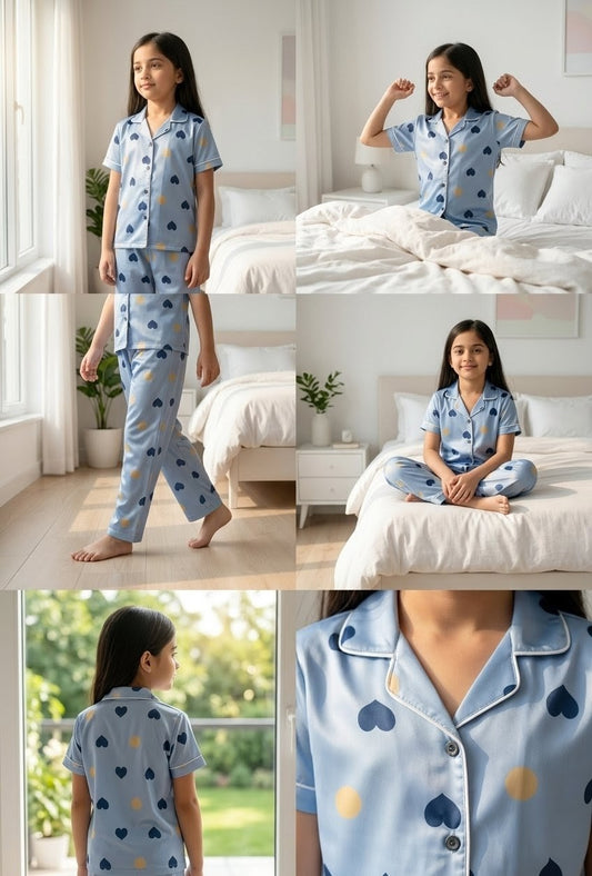 2 NIGHT SUITS COMBO FOR BOYS AND GIRLS (Printed Design)