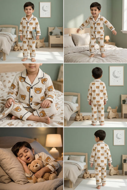2 NIGHT SUITS COMBO FOR BOYS AND GIRLS (Printed Design)