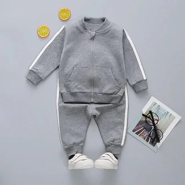 COMBO OF 2 MULTICOLOR KIDS WINTER DRESS BLACK AND GREY