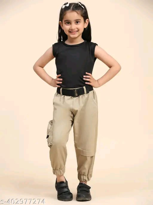 KIDSCUDDLES GIRLS DRESSES BLUE KHAKHEE (Combo Pack Of 2)