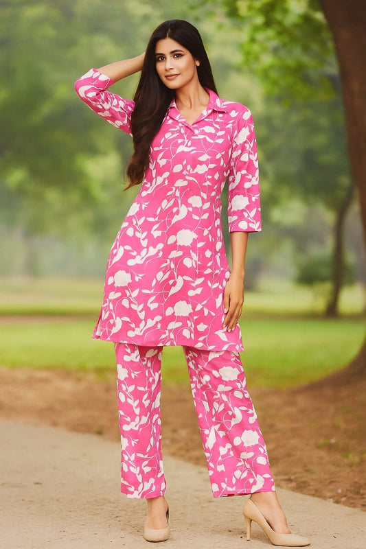BEAUTIFUL PINK FLORAL DRESS