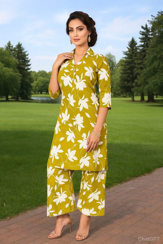 FLORAL CO-ORD DRESS