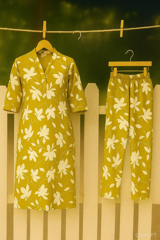 FLORAL CO-ORD DRESS