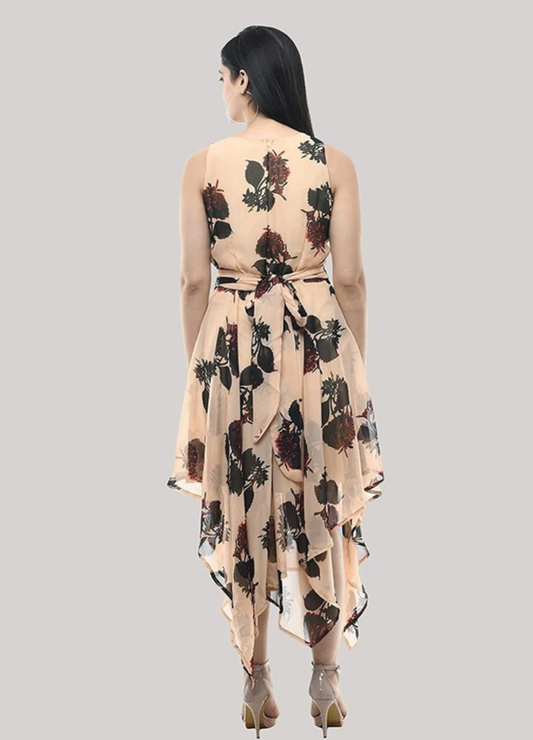 Mystic Flora High-Low Midi